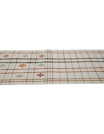 Vintage Modern Turkish Kilim Runner - 2`4" x 7`7"