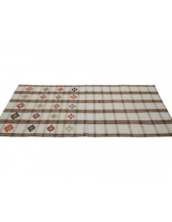 Decorative Vintage Turkish Kilim Runner - 2`5" x 6`9"