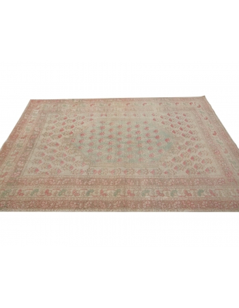 Washed Out Vintage Runner Rug - 4`3" x 6`10"