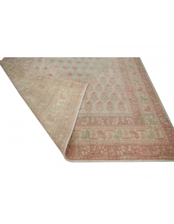 Washed Out Vintage Runner Rug - 4`3" x 6`10"