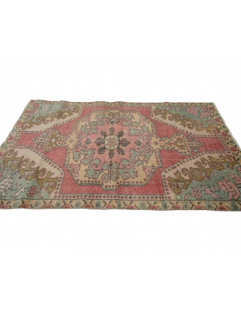 Decorative Turkish Area Rug - 4`2" x 7`3"