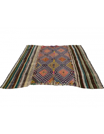 Vintage Small Decorative Kilim Rug - 4`7" x 6`3"