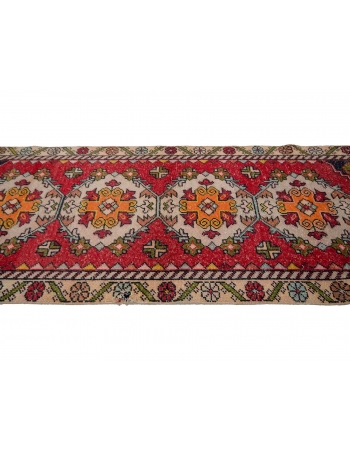 Vintage Decorative Turkish Runner Rug - 2`9" x 8`8"