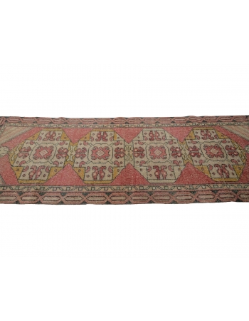 1960's Vintage Handknotted Turkish Runner - 2`9" x 8`10"