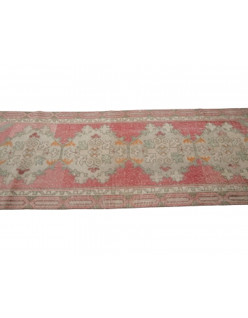 Vintage 1960's Turkish Runner Rug - 2`9" x 9`6"