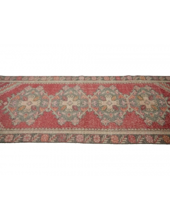 Vintage Decorative Turkish Konya Runner - 2`10" x 8`6"