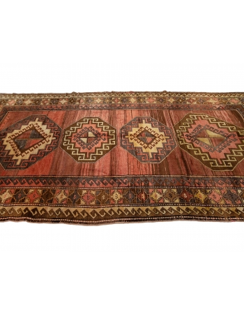 Vintage Turkish Wool Kars Rug - 5`7" x 11`10"