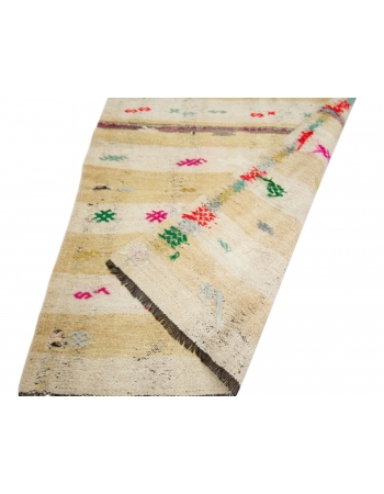 Vintage Decorative Turkish Kilim Runner - 2`9" x 9`6"