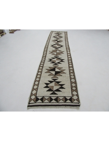 Vintage Unique Decorative Herki Runner  - 3`1" x 14`5"