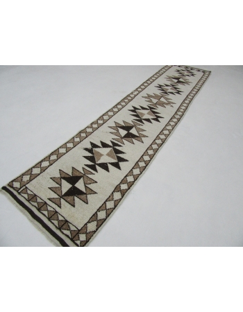 Vintage Unique Decorative Herki Runner  - 3`1" x 14`5"