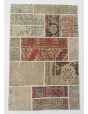 Decorative Vintage Mini Rug & Door Mat - 1`11" x 2`11"