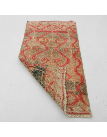 Washed Out Mini Turkish Rug - 1`8" x 3`2"