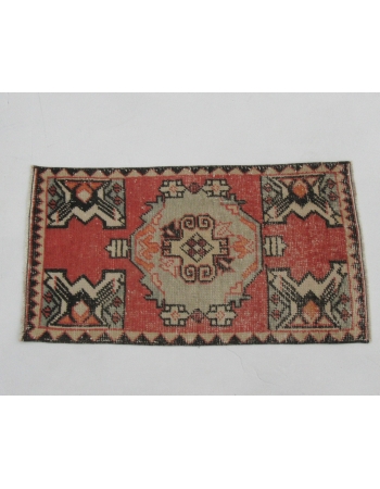 Decorative Mini Vintage Rug - 1`8" x 3`1"