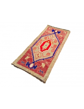 Mini Washed Out Turkish Rug - 1`7" x 3`4"