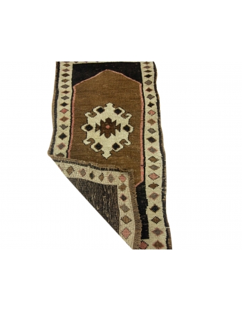 Decoerative Mini Turkish Wool Rug - 1`9" x 3`6"