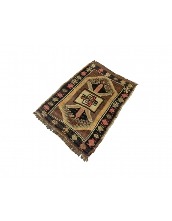 Vintage Mini Turkish Kars Rug - 2`0" x 2`10"