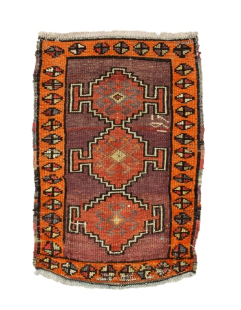 Vintage Turkish Mini Kars Rug - 2`0" x 2`11"