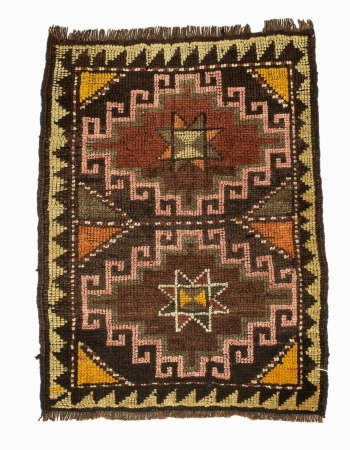 Unique Decorative Mini Vintage Rug - 1`9" x 2`4"