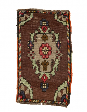 Vintage Mini Turkish Rug - 1`8" x 2`11"