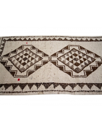 Vintage Modern Herki Wool Runner - 2`11" x 14`5"