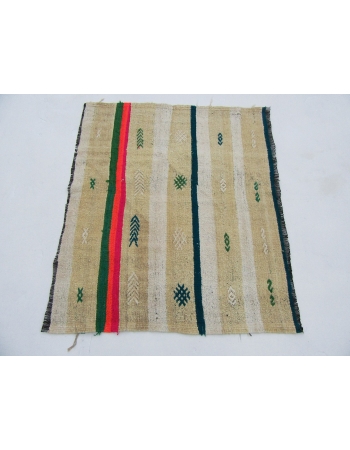 Vintage Mini Turkish Kilim Rug - 2`9" x 3`3"