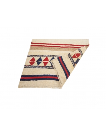 Vintage Decorative Herki Kilim Runner - 2`10" x 11`1"