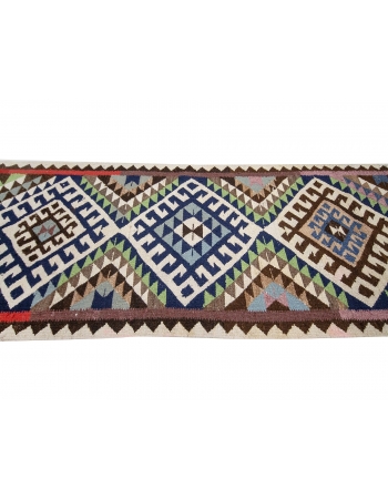 Unique Vintage Kilim Runner - 3`1" x 11`1"