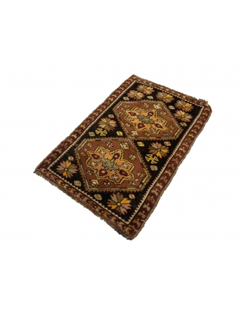 Vintage Decorative Mini Turkish Rug - 2`0" x 2`11"