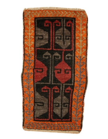 Decorative Mini Turkish Rug - 1`8" x 3`1"