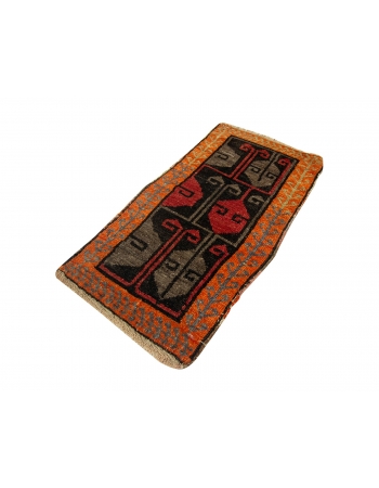 Decorative Mini Turkish Rug - 1`8" x 3`1"