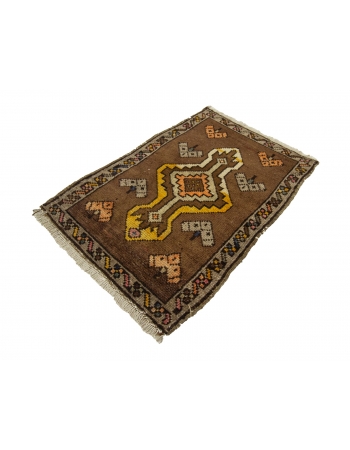 Mini Vintage Kars Wool Rug - 1`8" x 2`4"