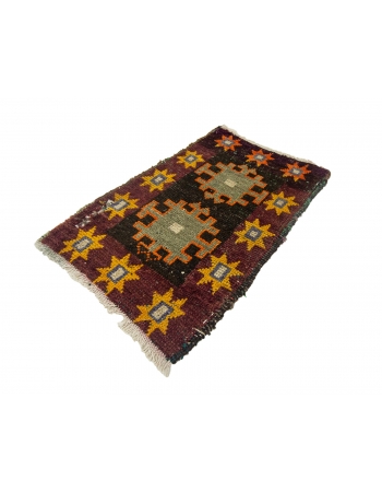 Mini Vintage Turkish Rug - 1`10" x 2`10"