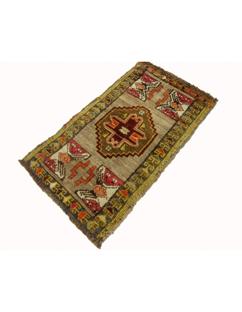 Unique Vintage Mini Kars Rug - 1`8" x 3`1"