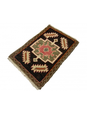 Decorative Turkish Mini Rug - 1`9" x 2`8"