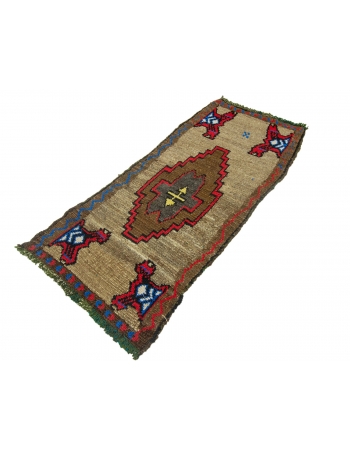 Vintage Mini Decorative Rug - 1`8" x 3`10"