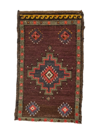 Decorative Vintage Mini Turkish Rug - 1`6" x 2`7"