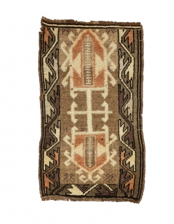 Muted Vintage Mini Rug & Door Mat - 1`10" x 3`0"