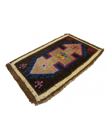 Decorative Mini Vintage Rug - 1`11" x 3`0"