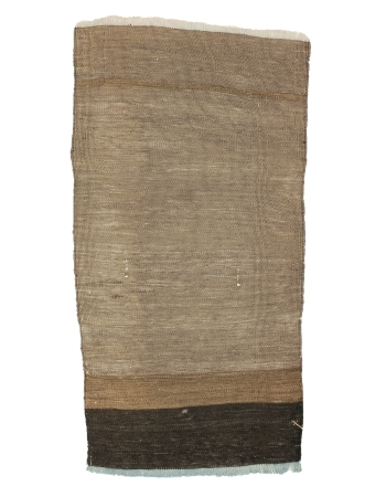 Brown Mini Vintage Kilim Rug - 1`7" x 3`0"