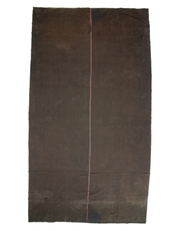 Oversized Vintage Brown Kilim Rug - 13`1" x 23`9"