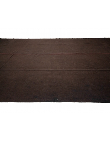 Oversized Vintage Brown Kilim Rug - 13`1" x 23`9"