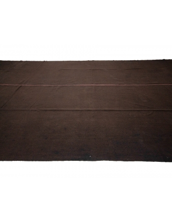 Oversized Vintage Brown Kilim Rug - 13`1" x 23`9"