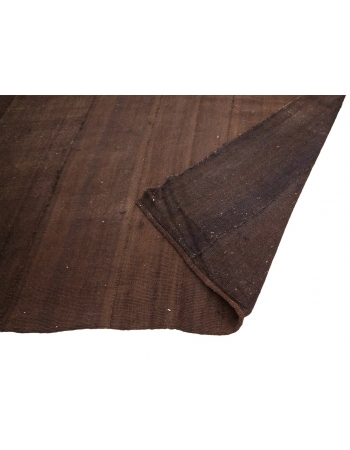 Giant Brown Vintage Turkish Tente Kilim Rug - 15`9" x 28`1"