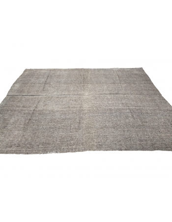 Gray Vintage Modern Kilim Rug - 7`4" x 10`0"