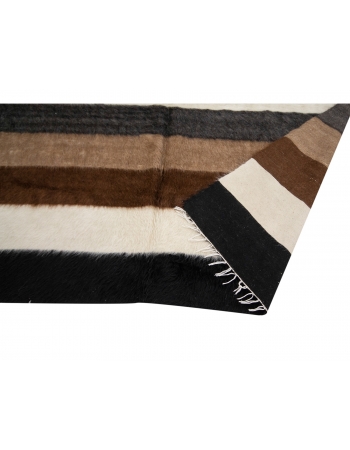 Striped Vintage Blanket Kilim Rug - 6`7" x 7`3"