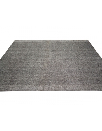 Gray Modern Vintage Kilim Rug - 7`3" x 10`2"