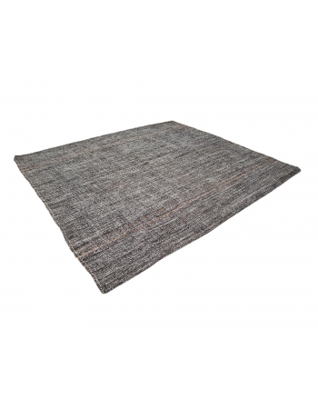 Gray Vintage Turkish Modern Kilim - 8`10" x 10`0"