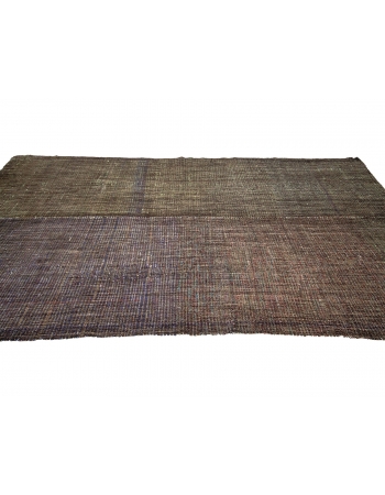 Vintage Modern Turkish Kilim Rug - 6`8" x 12`6"