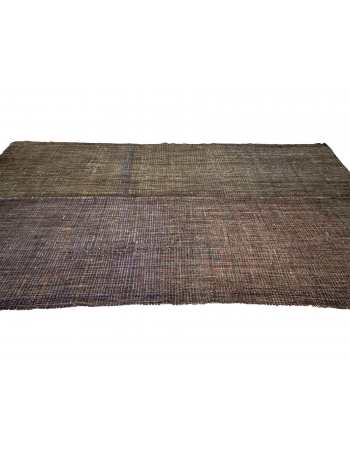 Vintage Modern Turkish Kilim Rug - 6`8" x 12`6"