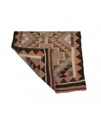 Vintage Decorative Kilim Runner - 3`2" x 8`10"